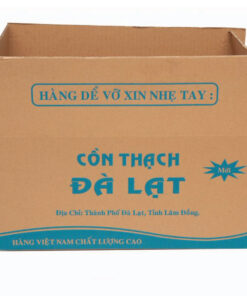 thùng carton cán màng pe