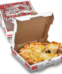 In hộp pizza flexo offset 20x20x4 cm